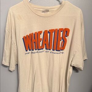 Hanes Cream Wheaties Graphic T-Shirt